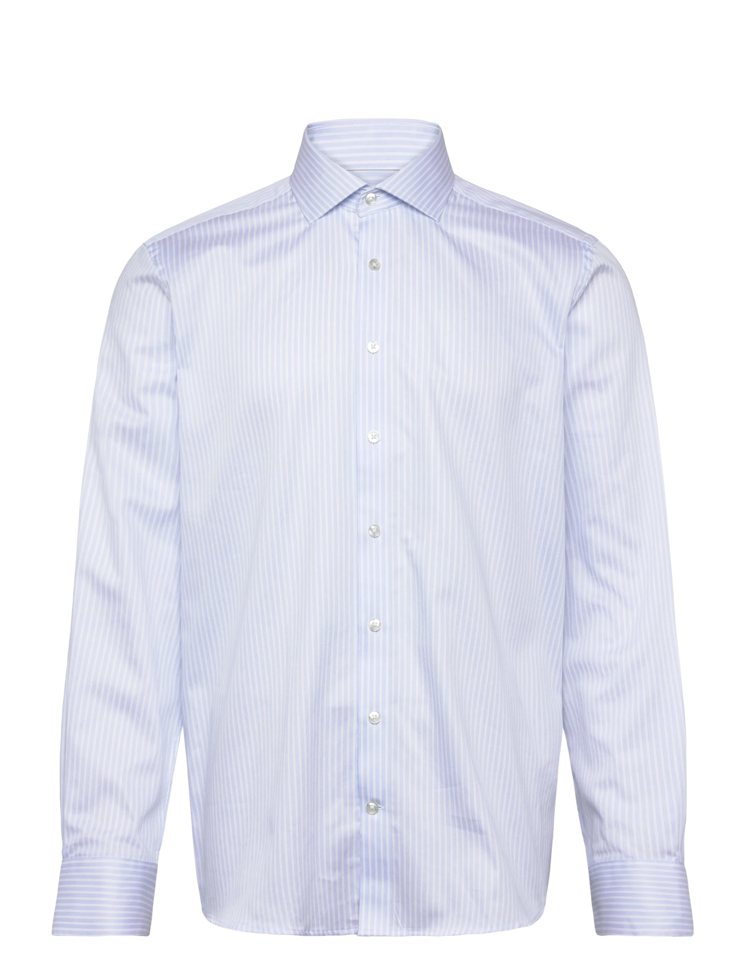 BS Bannour Modern Fit Shirt - LIGHT BLUE/WHITE