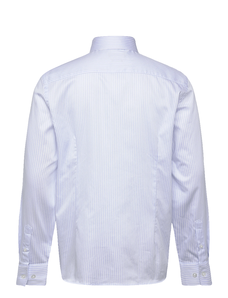 Bruun & Stengade - BS Bannour Modern Fit Shirt - striped shirts - light blue/white - 2