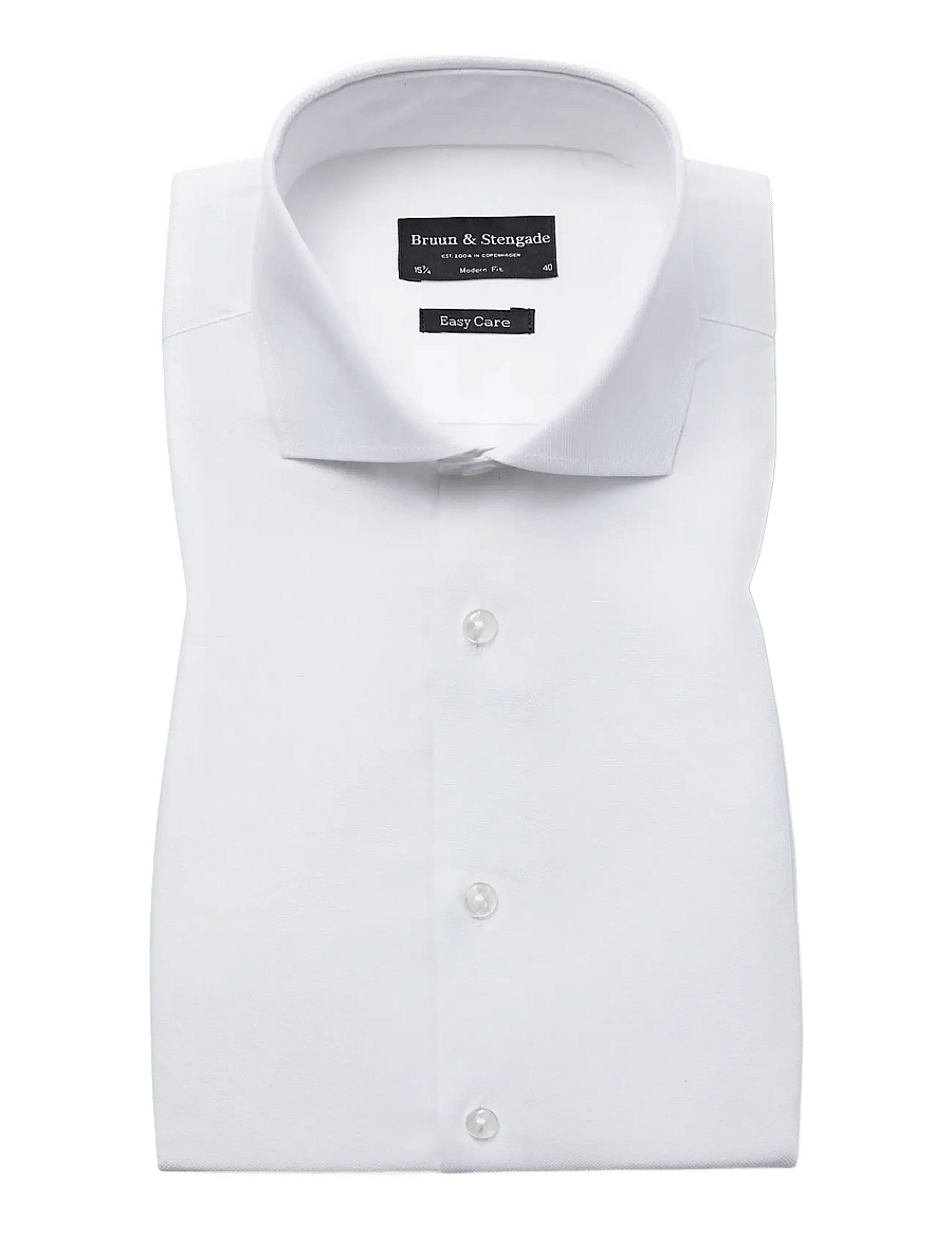 Bruun & Stengade - BS Benjamin Modern Fit Shirt - formelle hemden - white - 1