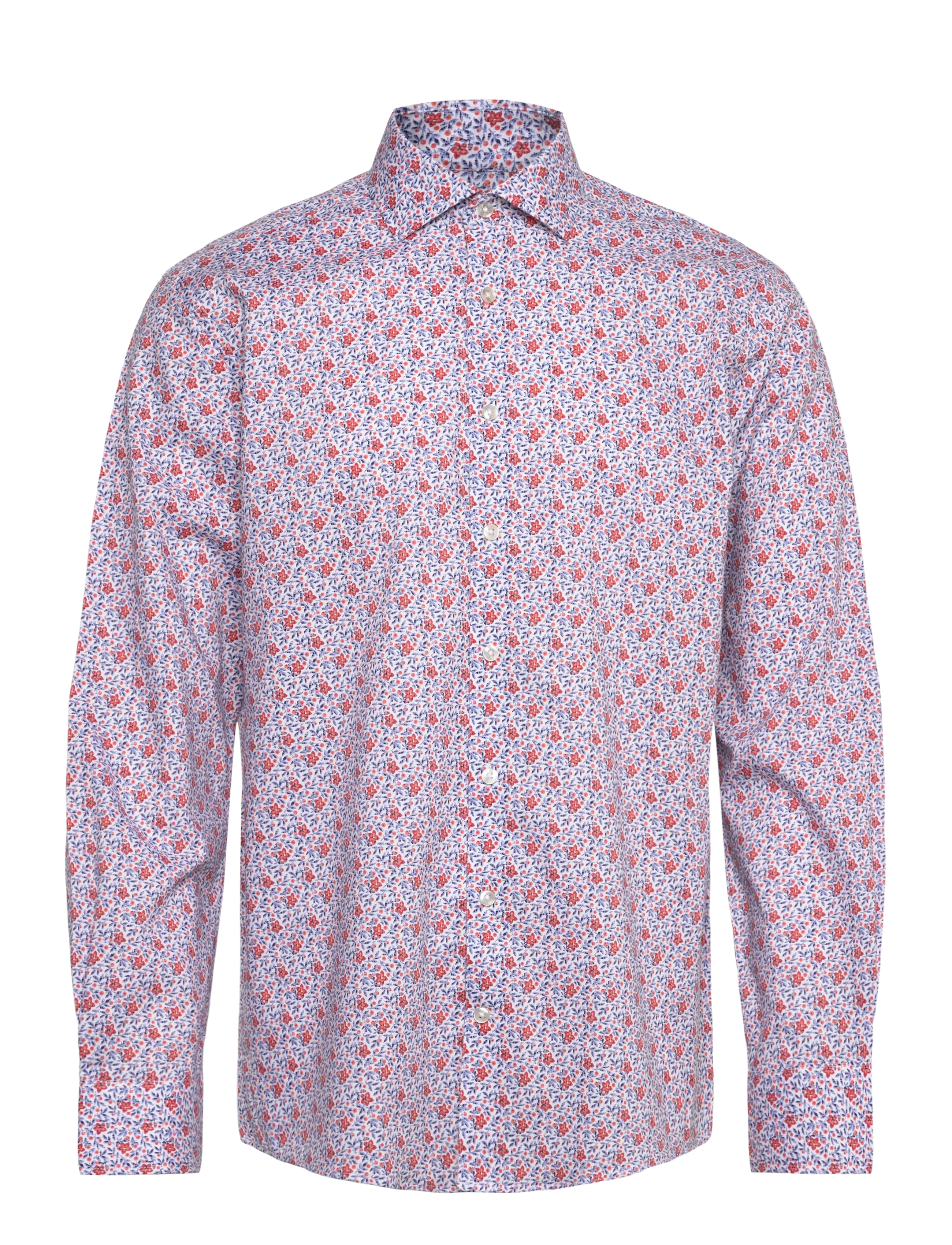 BRUUN & STENGADE Bs Jallouz Modern Fit Shirt Patterned - 38 - Herren