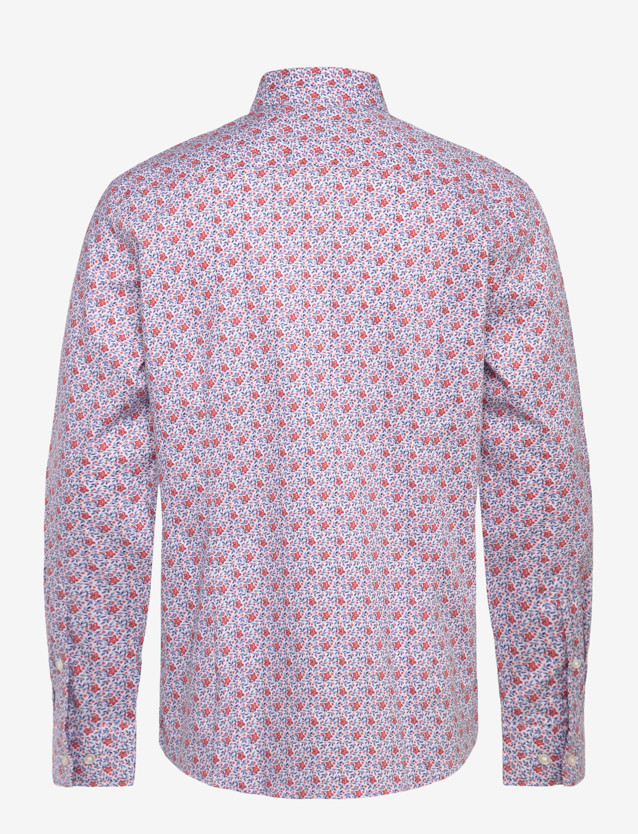 Bruun & Stengade - BS Jallouz Modern Fit Shirt - krekli ar rakstu - orange - 2