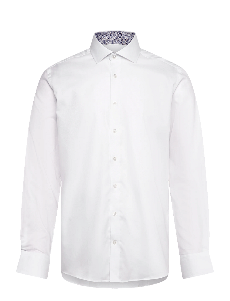 Bruun & Stengade - BS Kohlbacher Modern Fit Shirt - pidulikud särgid - white - 1