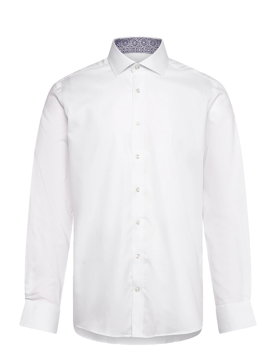 Bruun & Stengade - BS Kohlbacher Modern Fit Shirt - proginiai marškiniai - white - 1