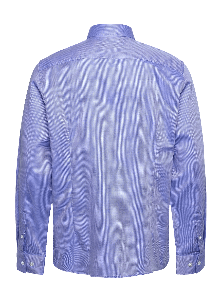 Bruun & Stengade - BS Landin Modern Fit Shirt - raštuoti marškiniai - blue - 2