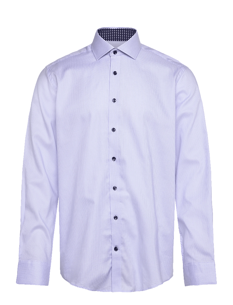 Bruun & Stengade - BS Langergren Modern Fit Shirt - pattern shirts - light blue - 1