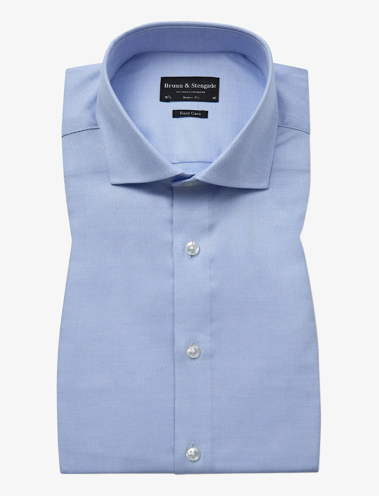 Bruun & Stengade - BS Pekeler Modern Fit Shirt - pidulikud särgid - light blue - 1