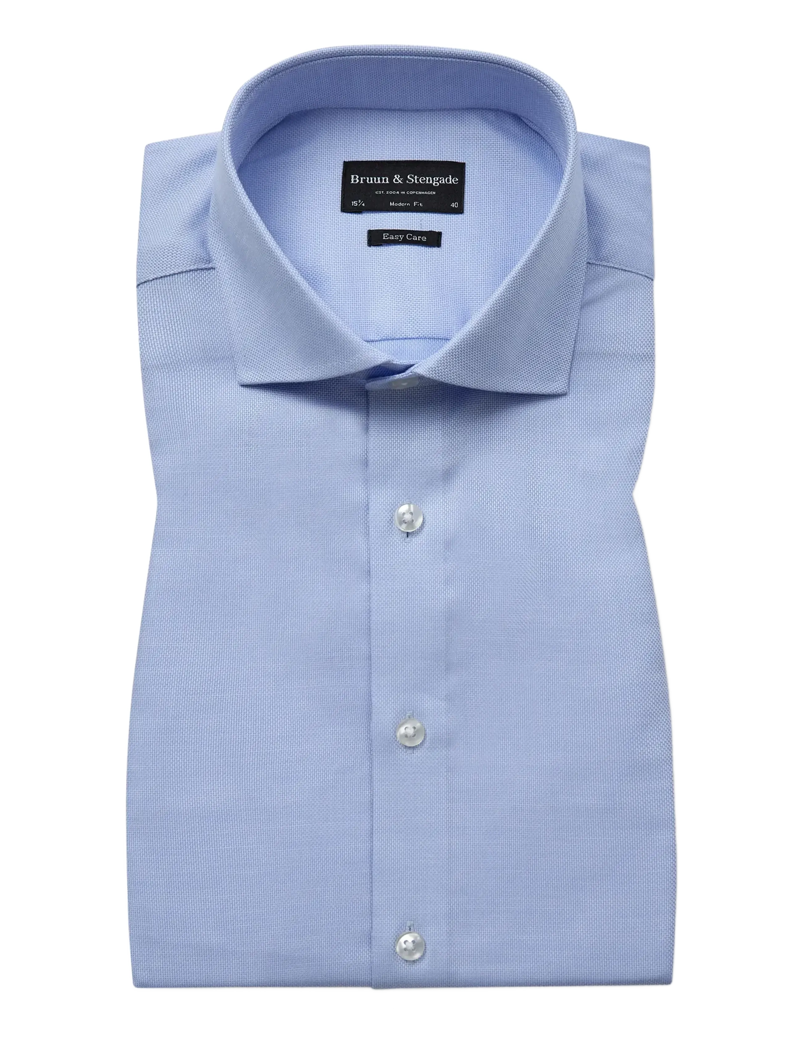 Bruun & Stengade - BS Pekeler Modern Fit Shirt - formelle skjorter - light blue - 1