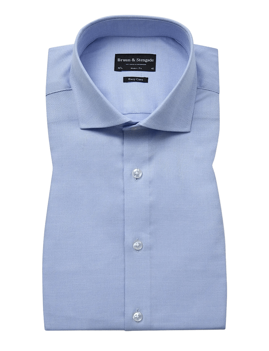 Bruun & Stengade - BS Pekeler Modern Fit Shirt - formelle skjorter - light blue - 1