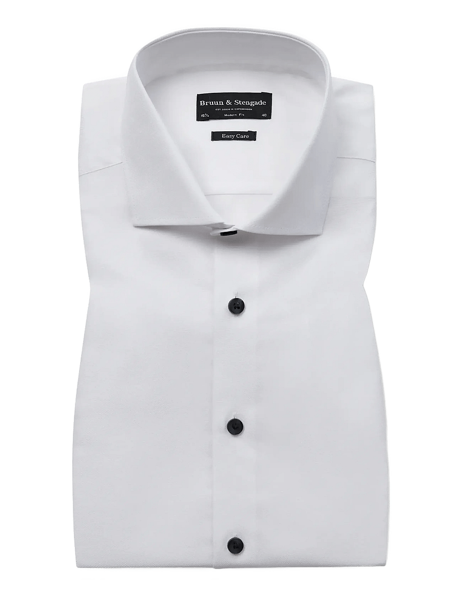 Bruun & Stengade - BS Stas Modern Fit Shirt - formelle hemden - white - 1