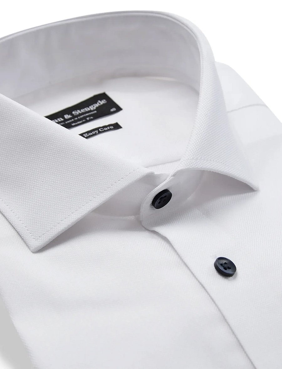 Bruun & Stengade - BS Stas Modern Fit Shirt - formelle hemden - white - 5