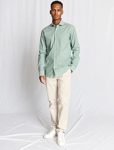 Bs Striek Modern Fit Shirt - Business Skjorter