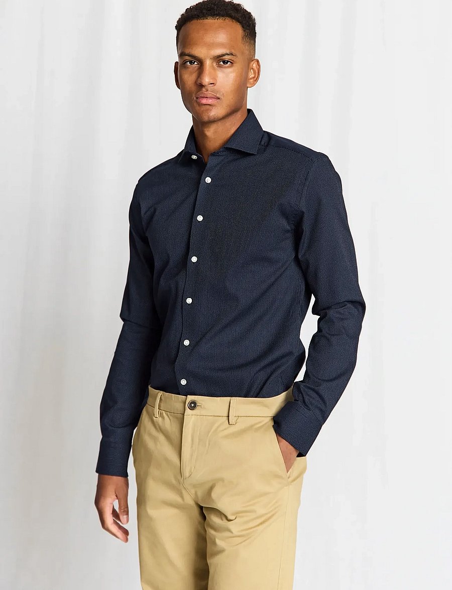Bruun & Stengade - BS Toft Modern Fit Shirt - formelle hemden - navy - 2