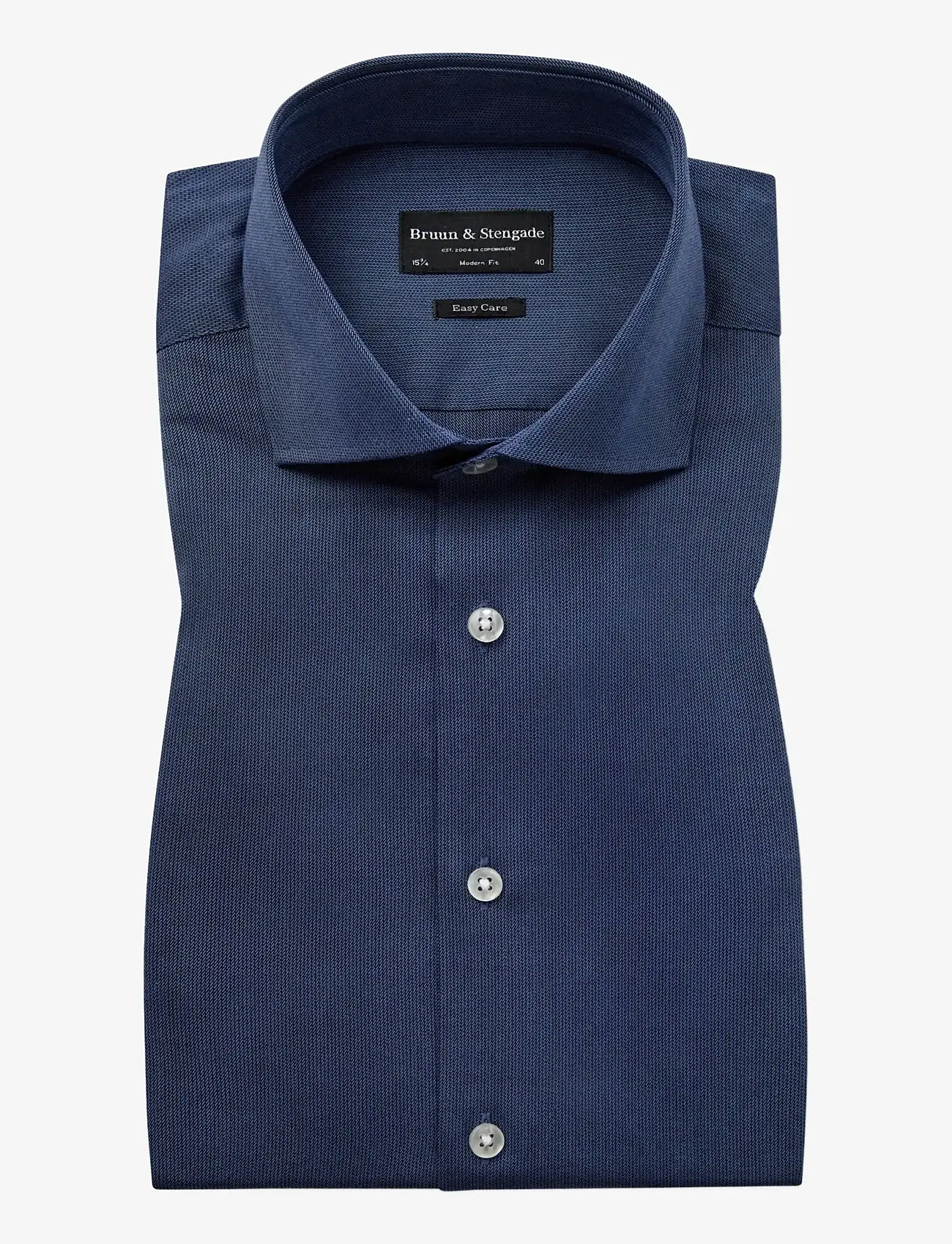 Bruun & Stengade - BS Viran Modern Fit Shirt - formelle hemden - dark blue - 1