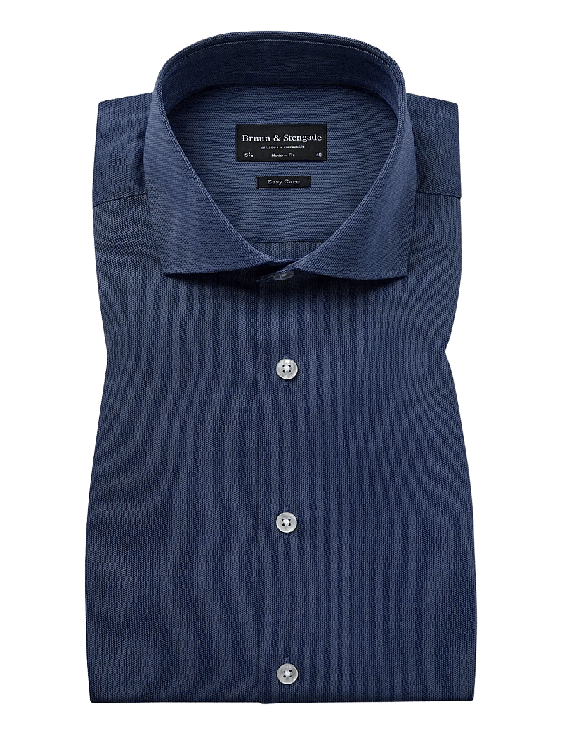 Bruun & Stengade - BS Viran Modern Fit Shirt - formelle hemden - dark blue - 1