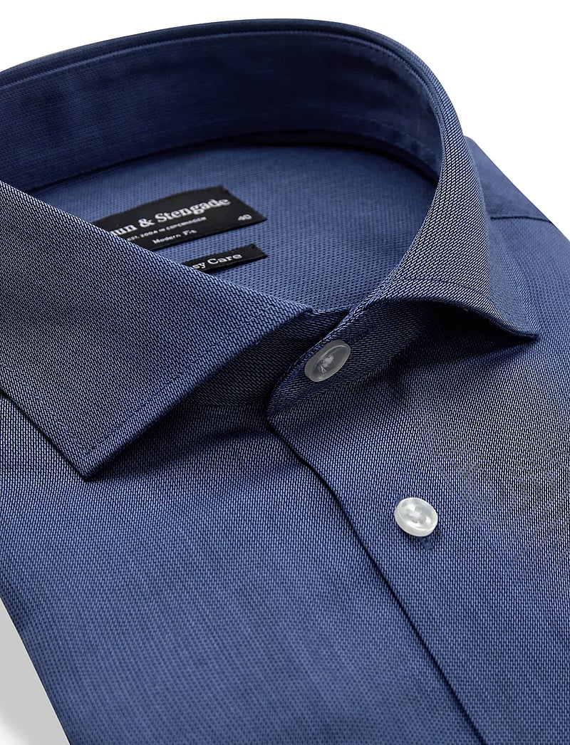 Bruun & Stengade - BS Viran Modern Fit Shirt - formelle hemden - dark blue - 5