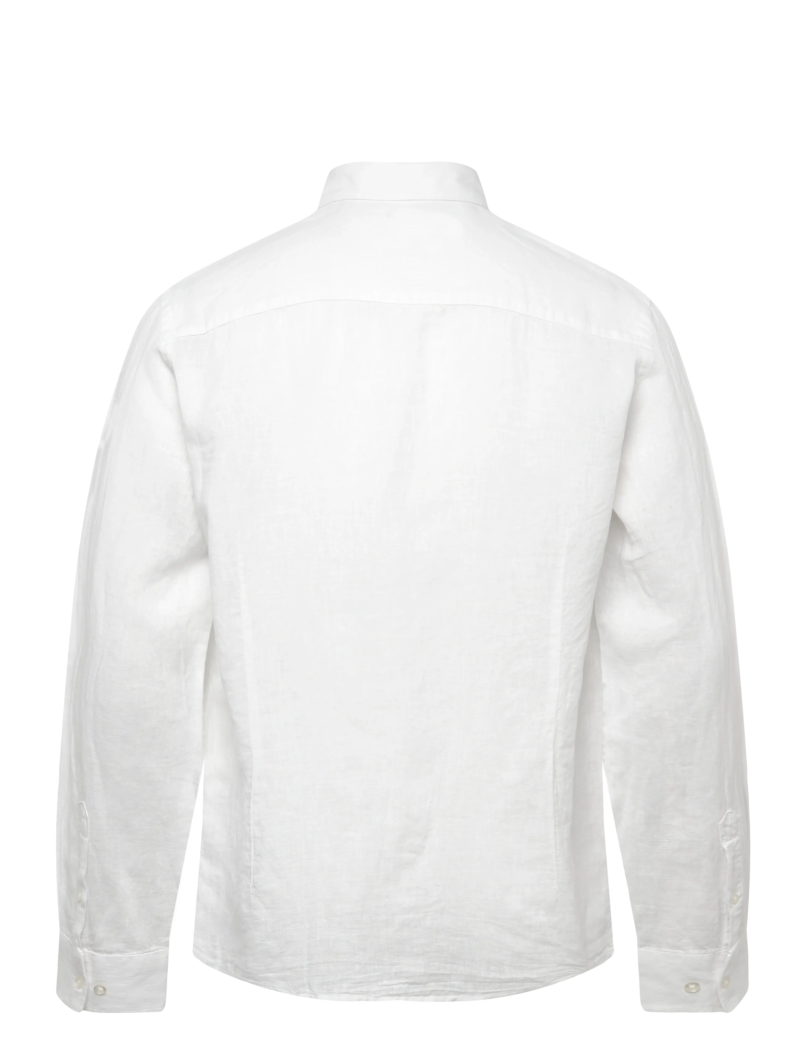 Bruun & Stengade - BS Tahaka Casual Modern Fit Shirt - hørskjorter - white - 2