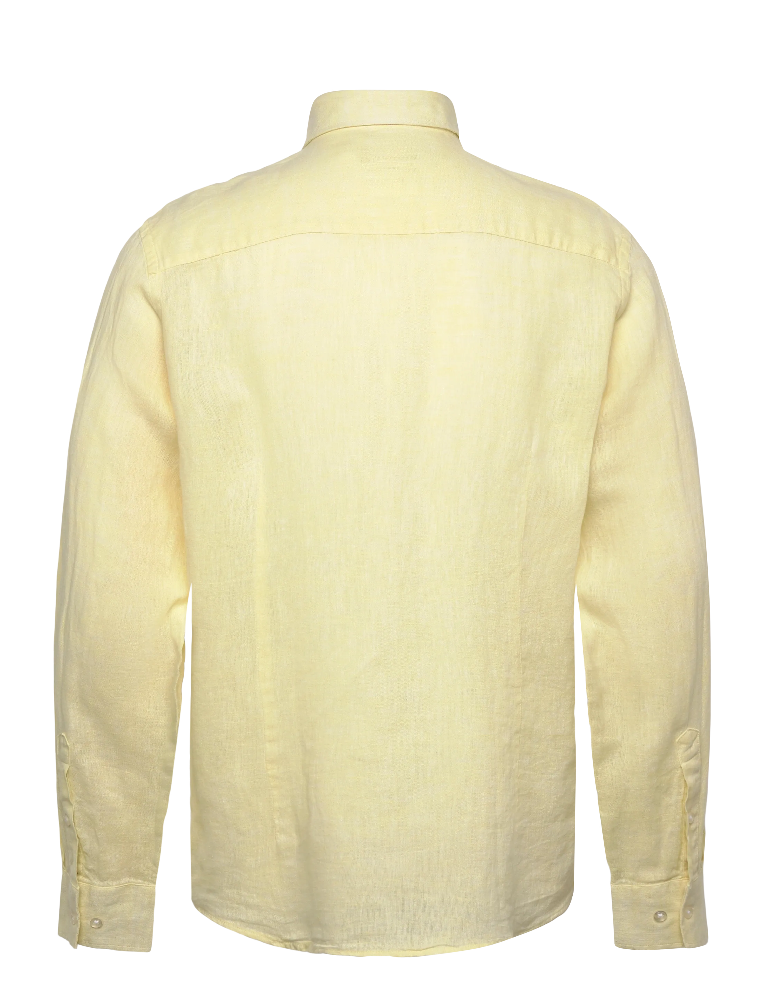Bruun & Stengade - BS Tahaka Casual Modern Fit Shirt - leinenhemden - yellow - 2