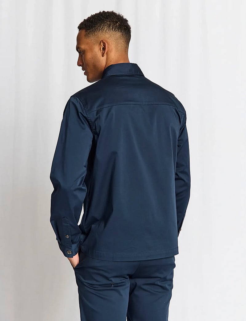 Bruun & Stengade - BS Rocco Regular Fit Overshirt - feriefavoritter - navy - 3