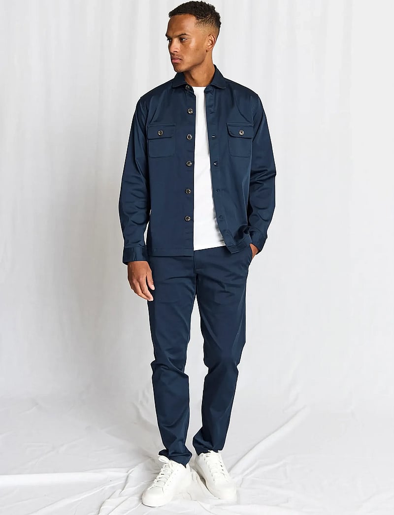 Bruun & Stengade - BS Rocco Regular Fit Overshirt - feriefavoritter - navy - 5