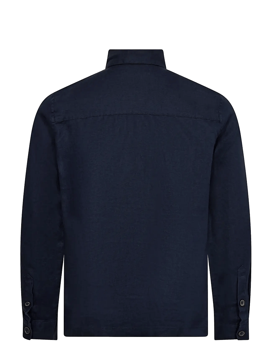 Bruun & Stengade - BS Davide Regular Fit Overshirt - urlaubsfavoriten - navy - 1
