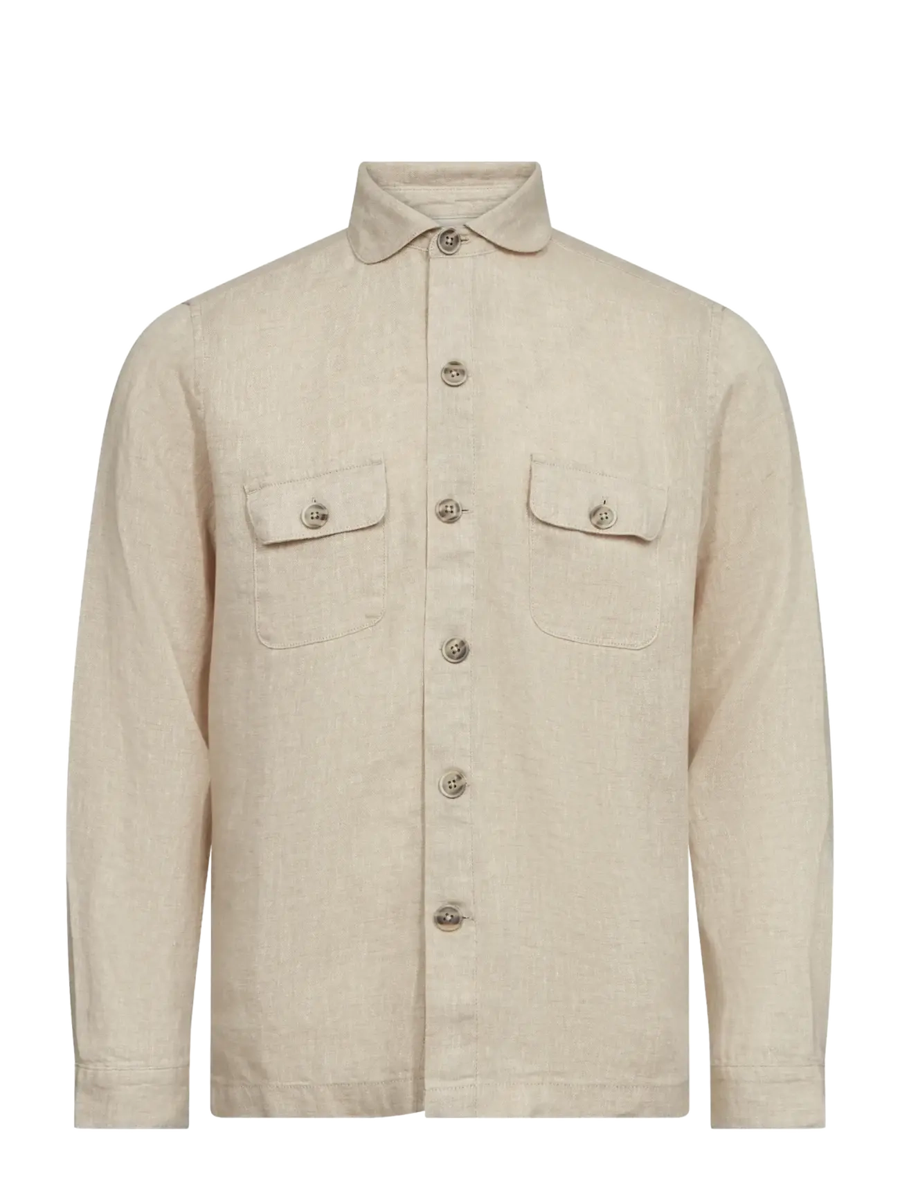 BRUUN & STENGADE Bs Davide Regular Fit Overshirt Beige - XXL - Herren