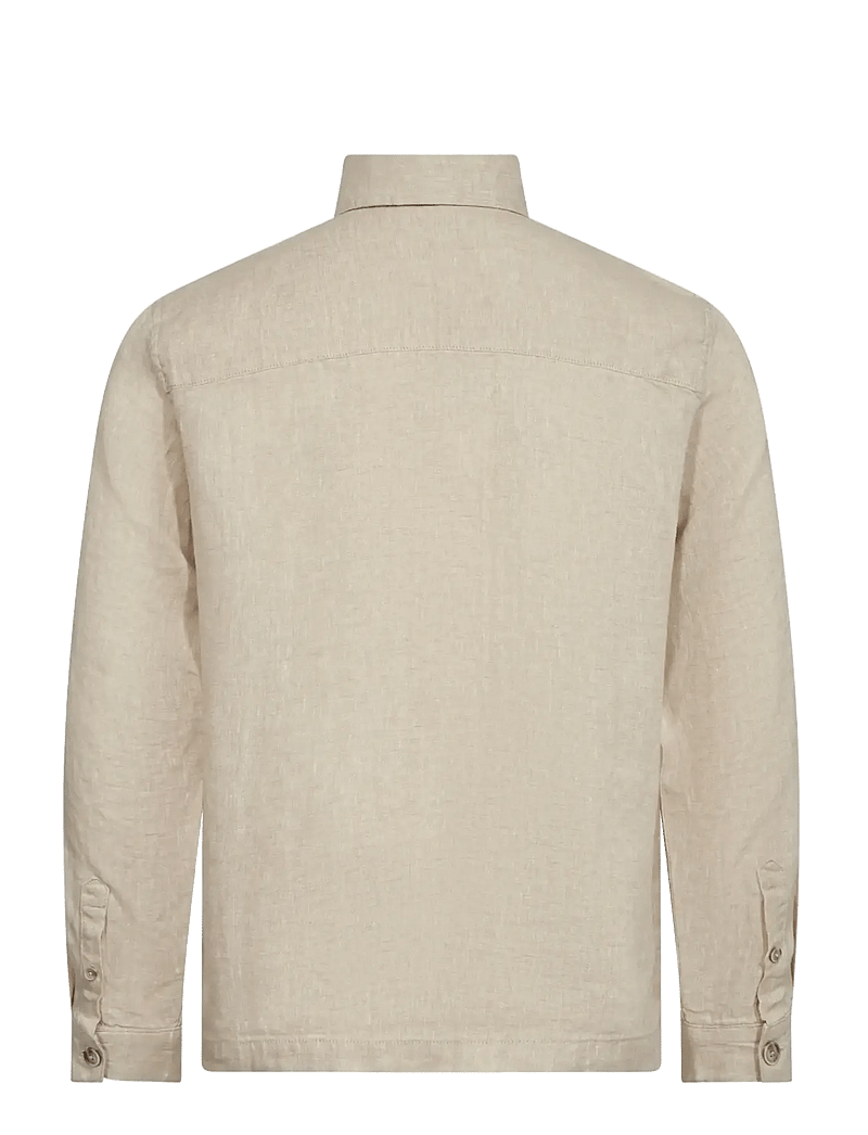 Bruun & Stengade - BS Davide Regular Fit Overshirt - kollektioner - sand - 2