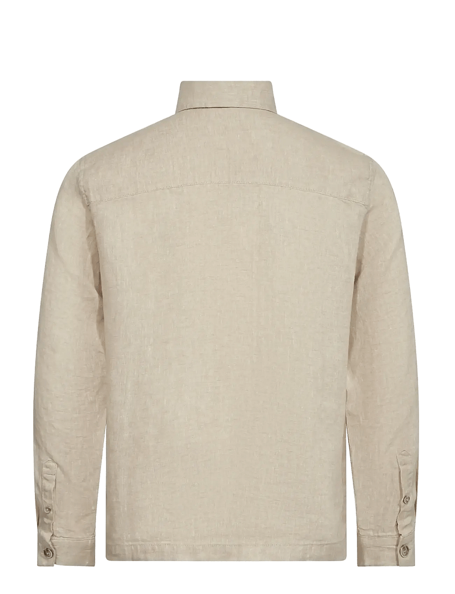 Bruun & Stengade - BS Davide Regular Fit Overshirt - urlaubsfavoriten - sand - 2