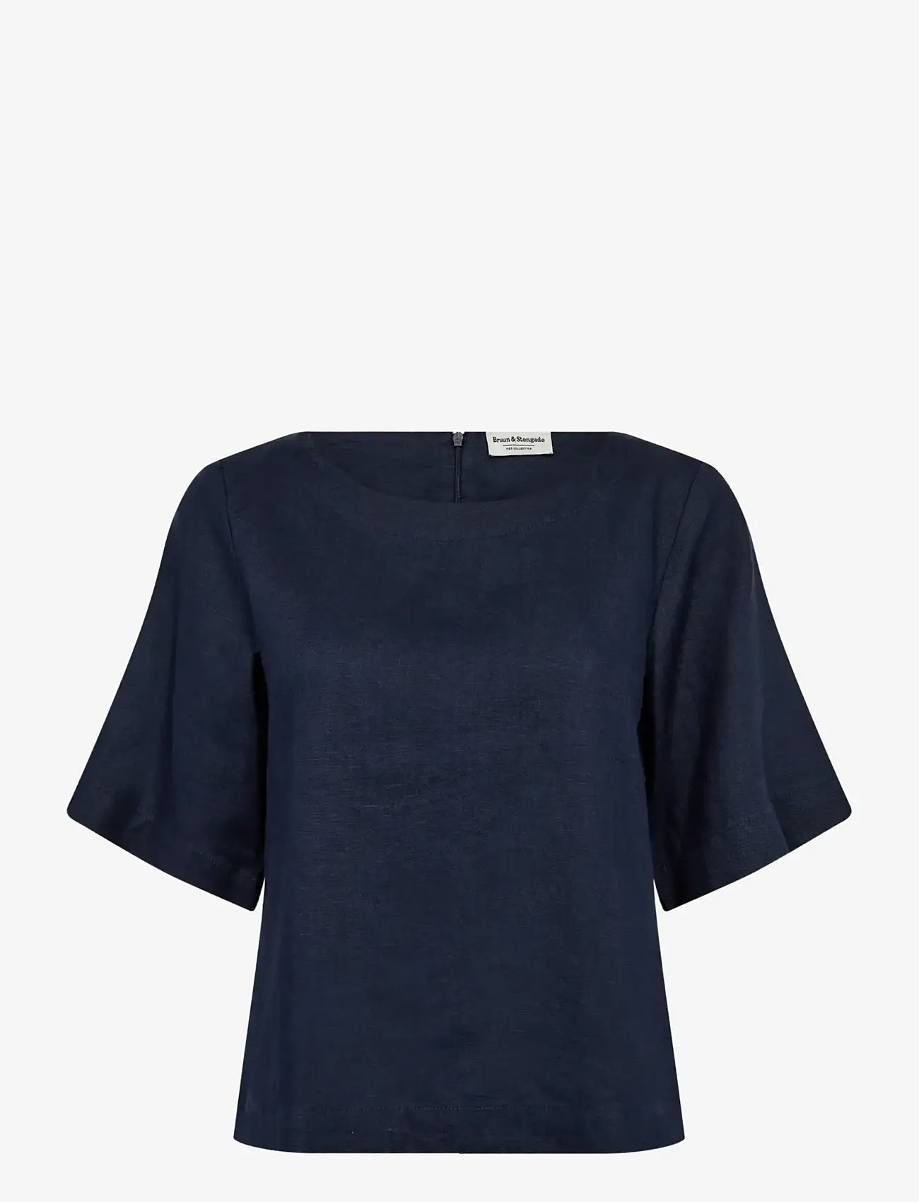 Bruun & Stengade - BS Lucianne Regular Fit Top - linased särgid - navy - 1