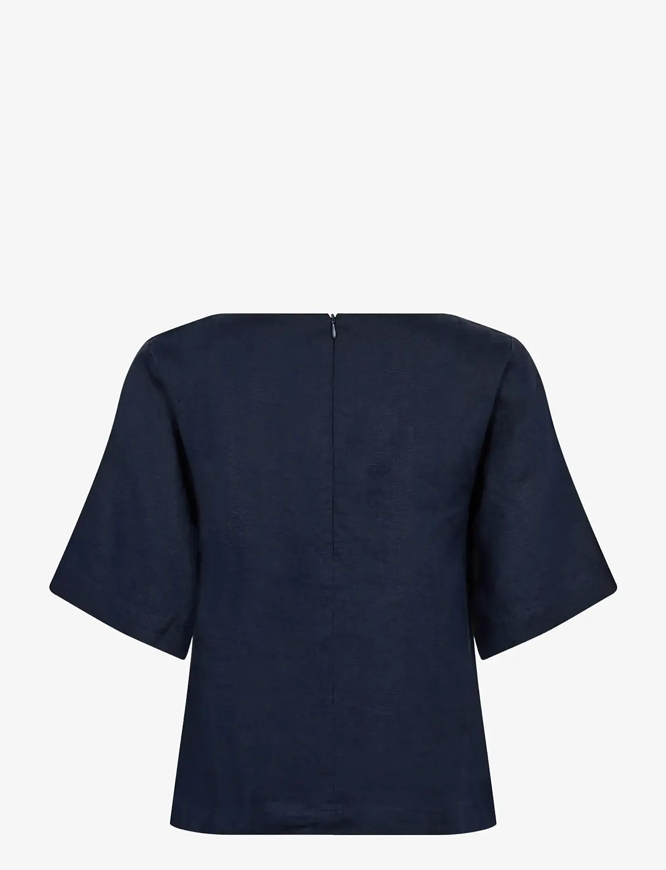 Bruun & Stengade - BS Lucianne Regular Fit Top - linased särgid - navy - 2