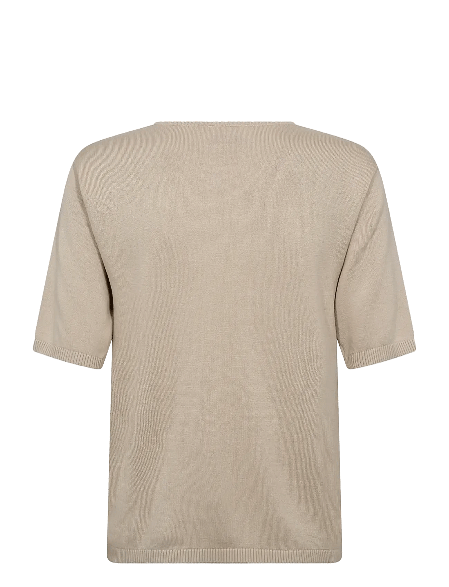 Bruun & Stengade - BS Francesca Regular Fit T-Shirt - t-shirts - oyster gray - 2