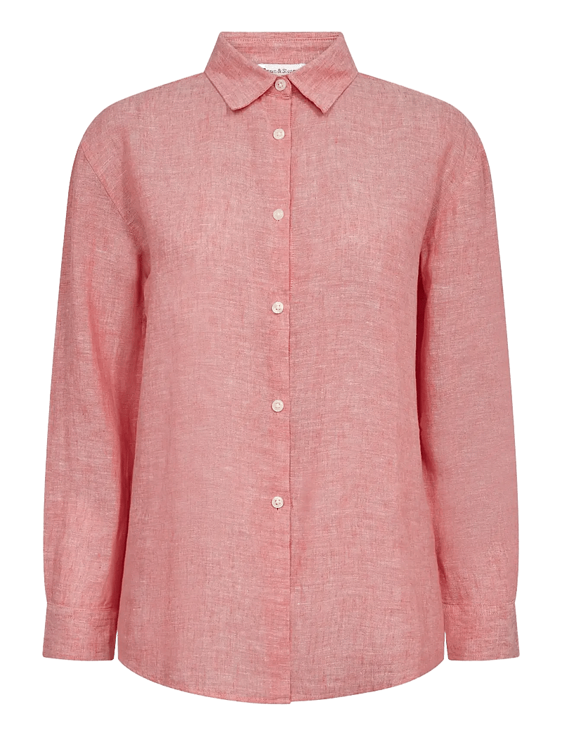 Bruun & Stengade - BS Marietta Regular Fit Shirt - langærmede skjorter - pink - 1