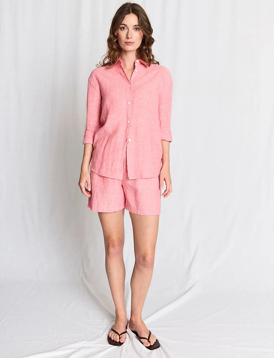 Bruun & Stengade - BS Marietta Regular Fit Shirt - langärmlige hemden - pink - 0