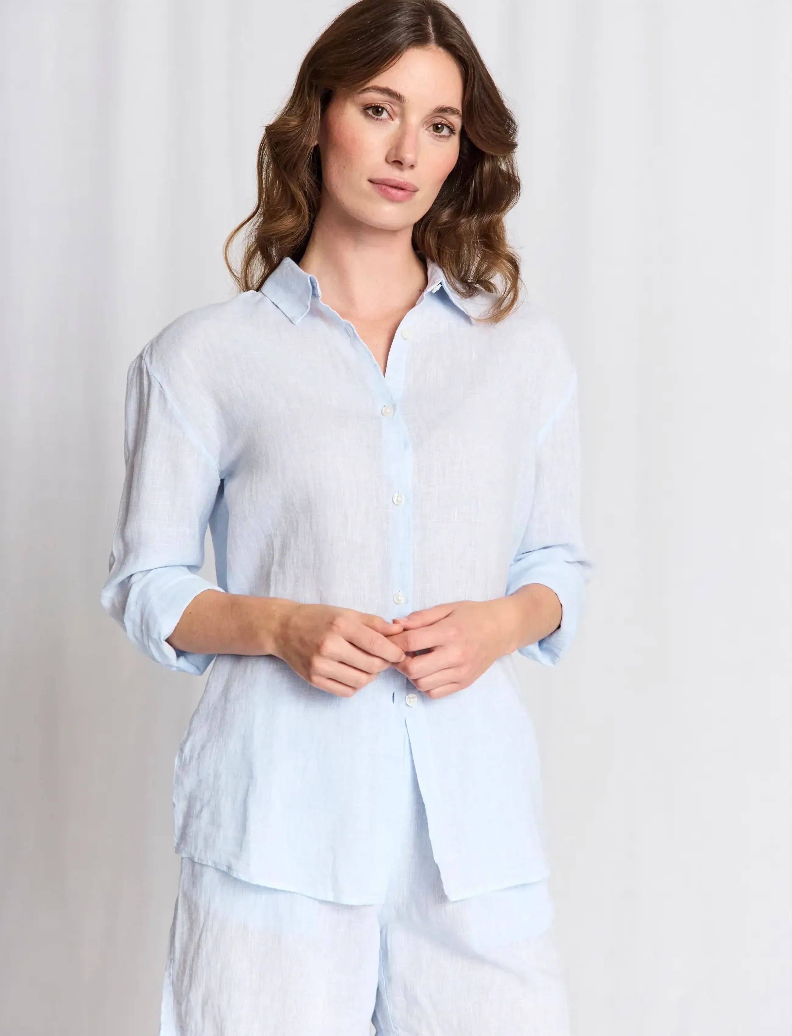 Bruun & Stengade BS Marietta Regular Fit Shirt - Hemden - SKY / blue