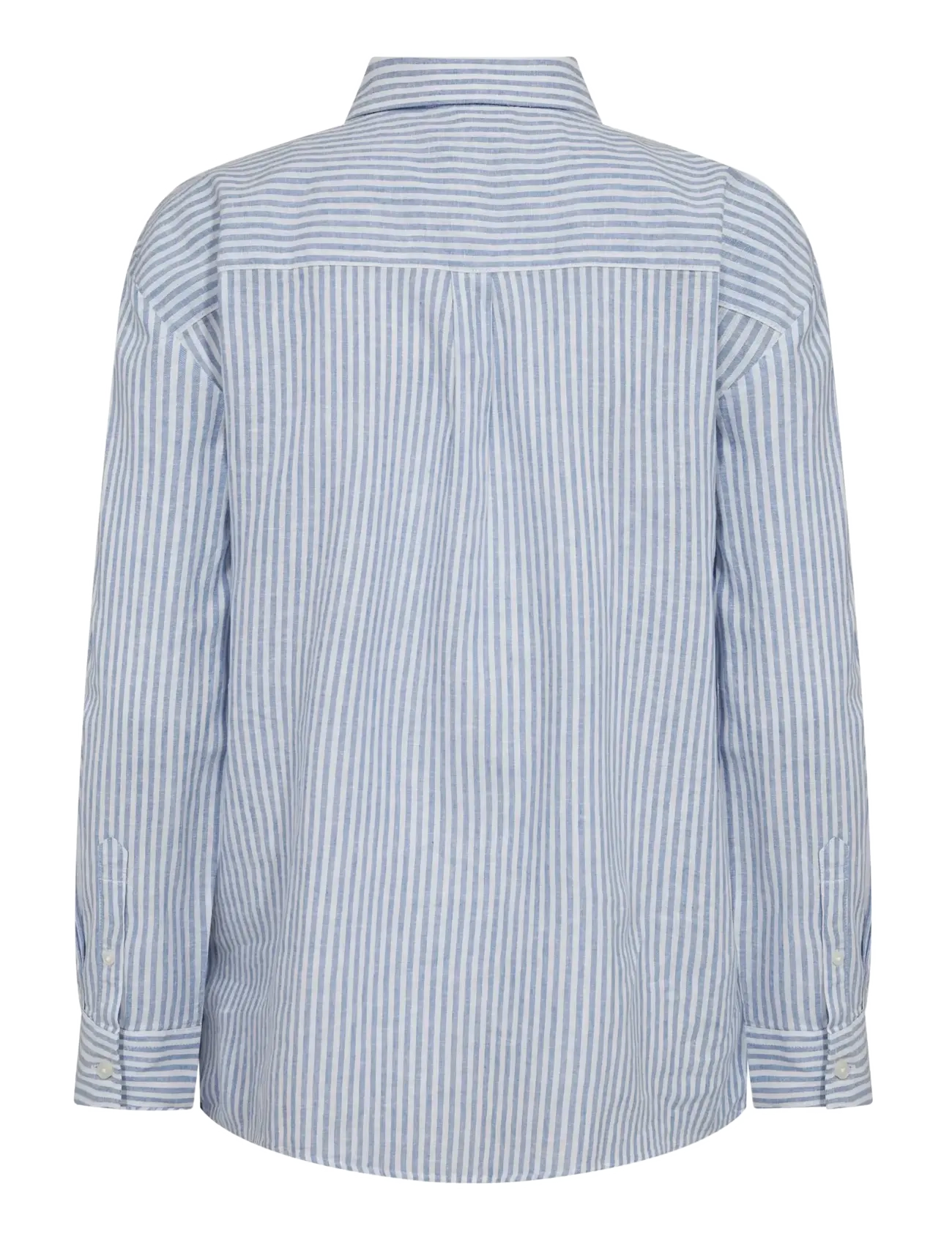Bruun & Stengade - BS Marietta Regular Fit Shirt - long-sleeved shirts - light blue/white - 2