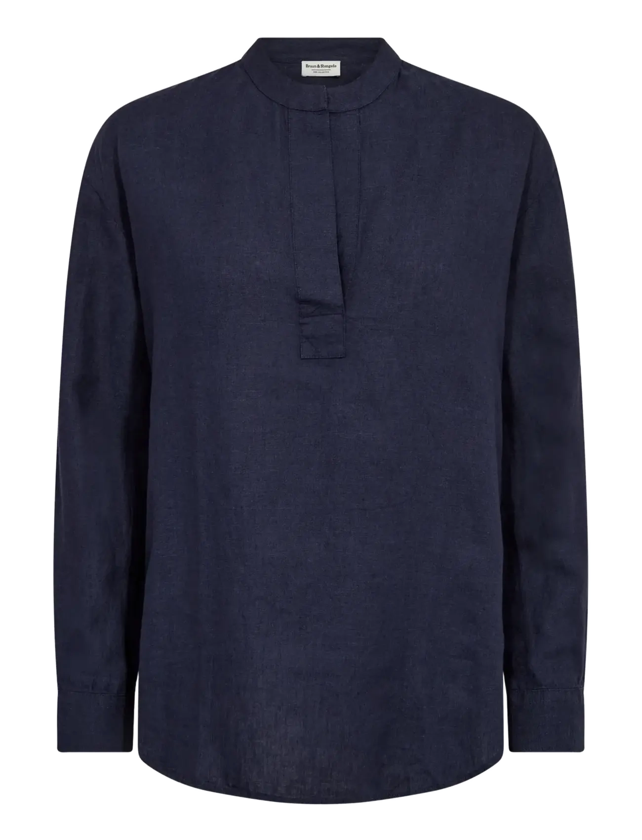 Bruun & Stengade BS Noemi Regular Fit Shirt - Transitional Layering - NAVY / navy