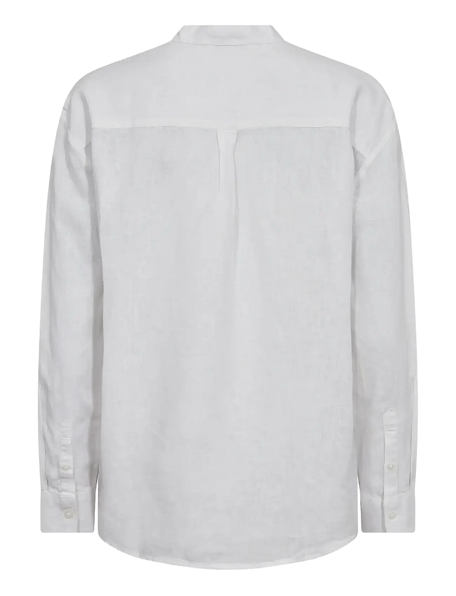 Bruun & Stengade - BS Noemi Regular Fit Shirt - leinenhemden - white - 2