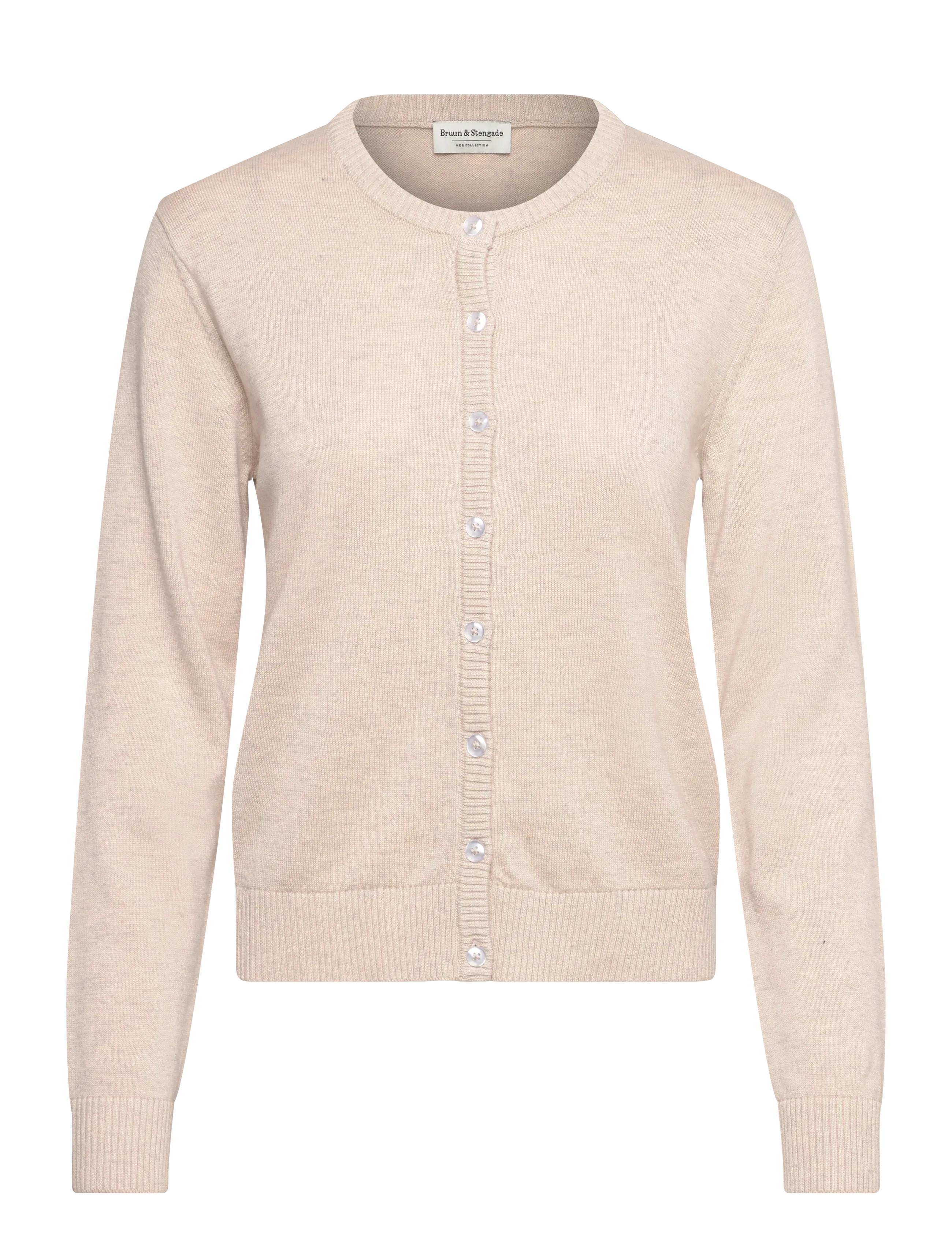 Bruun & Stengade BS Dona Regular Fit Knitwear - Nyheder - LIGHT BROWN / beige