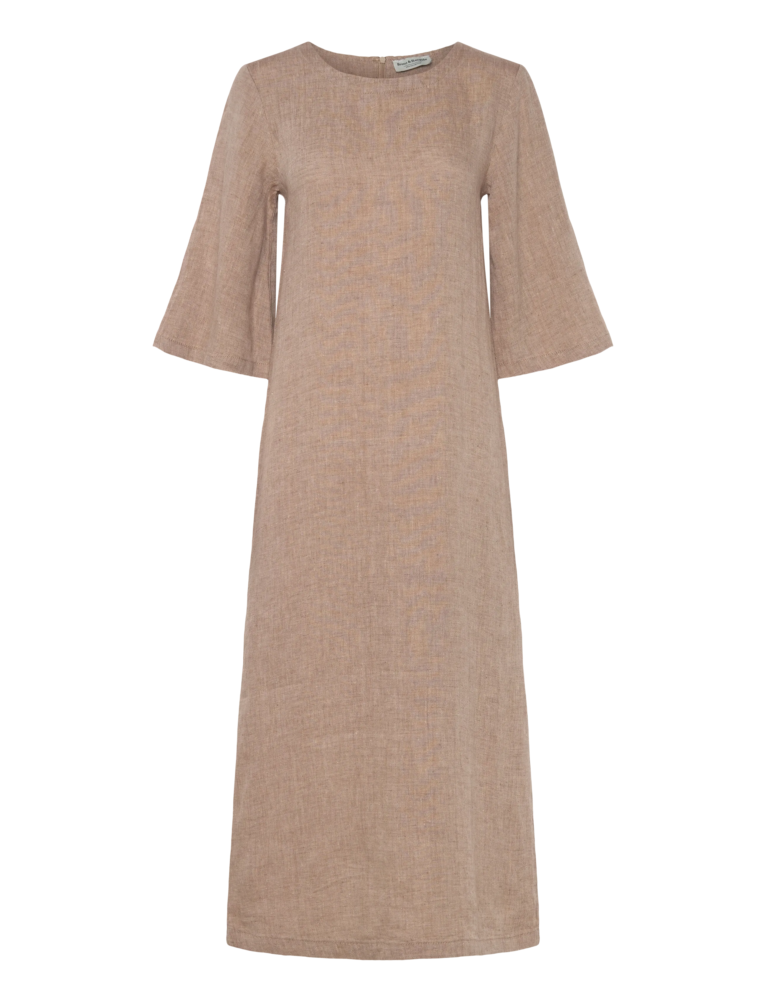 Bruun & Stengade BS Kairah Regular Fit Dress - Maxi kjoler - BROWN / brown