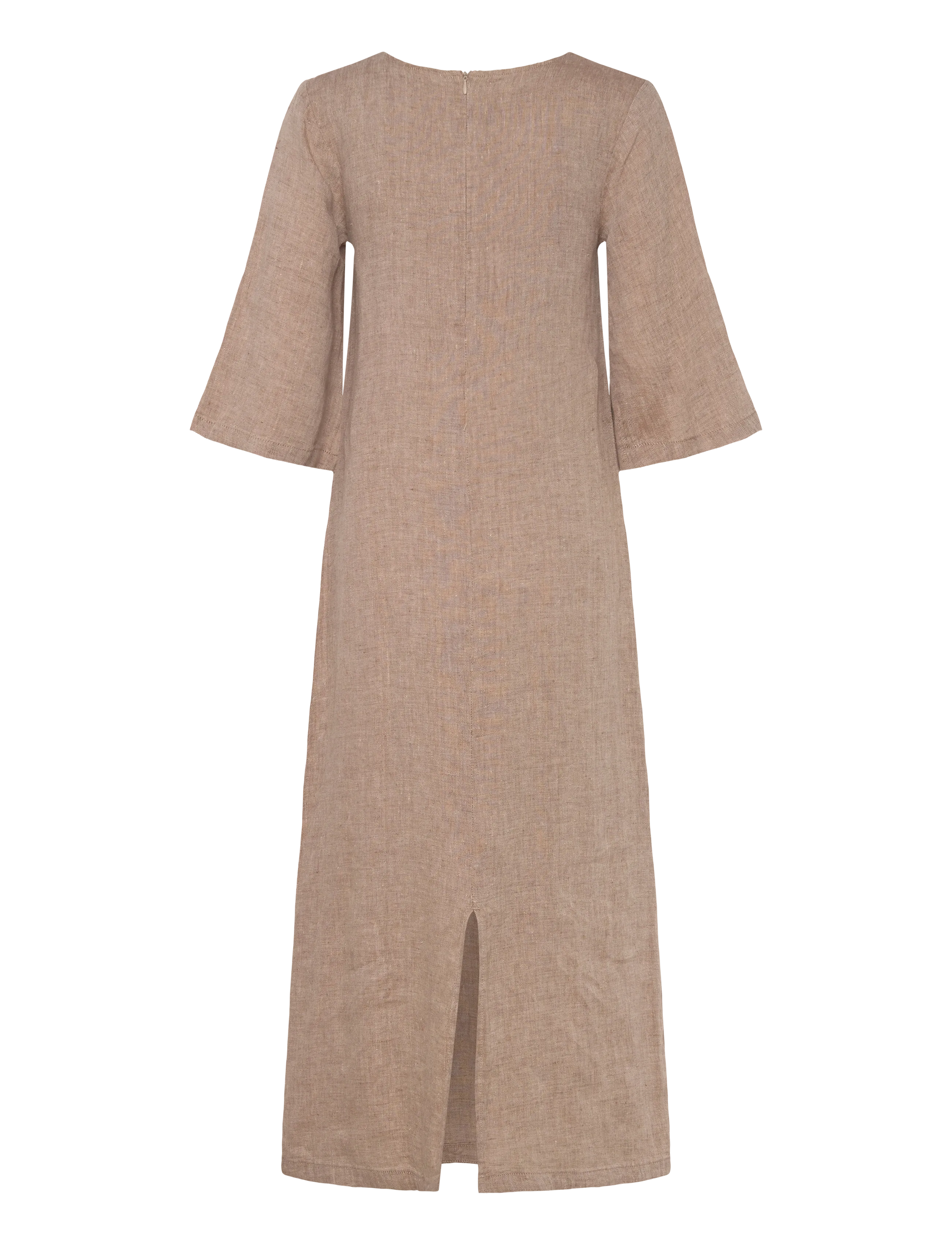 Bruun & Stengade - BS Kairah Regular Fit Dress - robes t-shirt - brown - 1