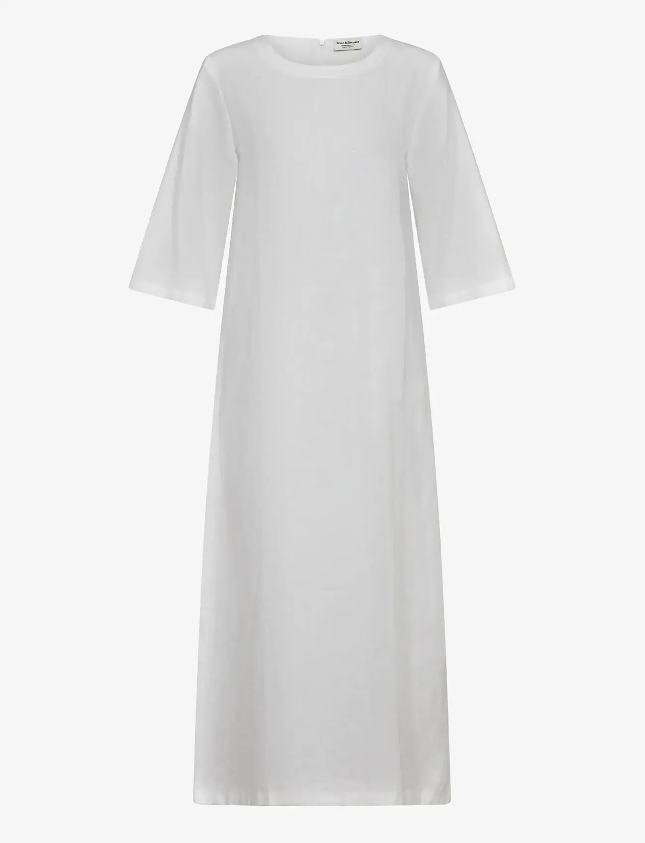 Bruun & Stengade - BS Kairah Regular Fit Dress - t-shirtkjoler - white - 1