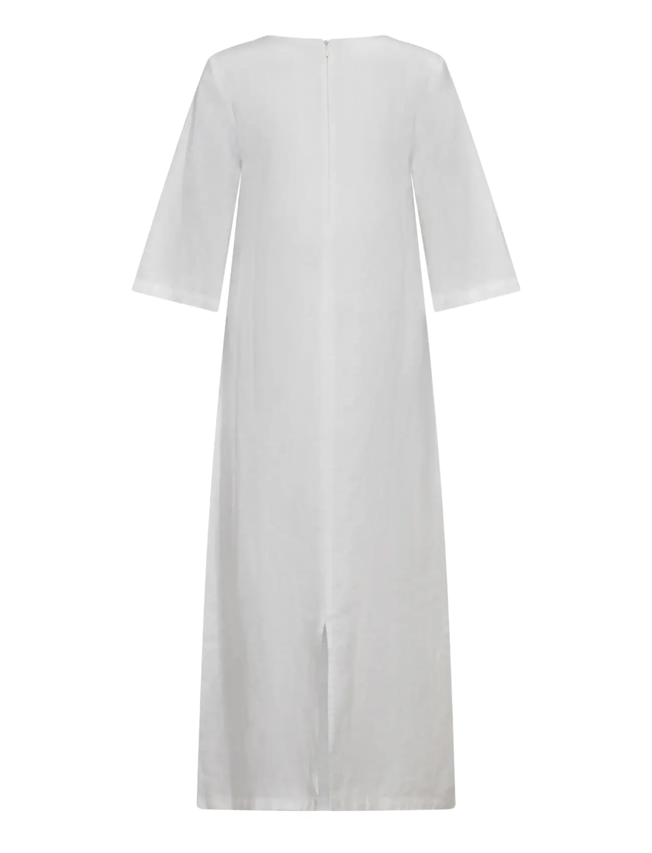 Bruun & Stengade - BS Kairah Regular Fit Dress - vabaaja kleidid - white - 2
