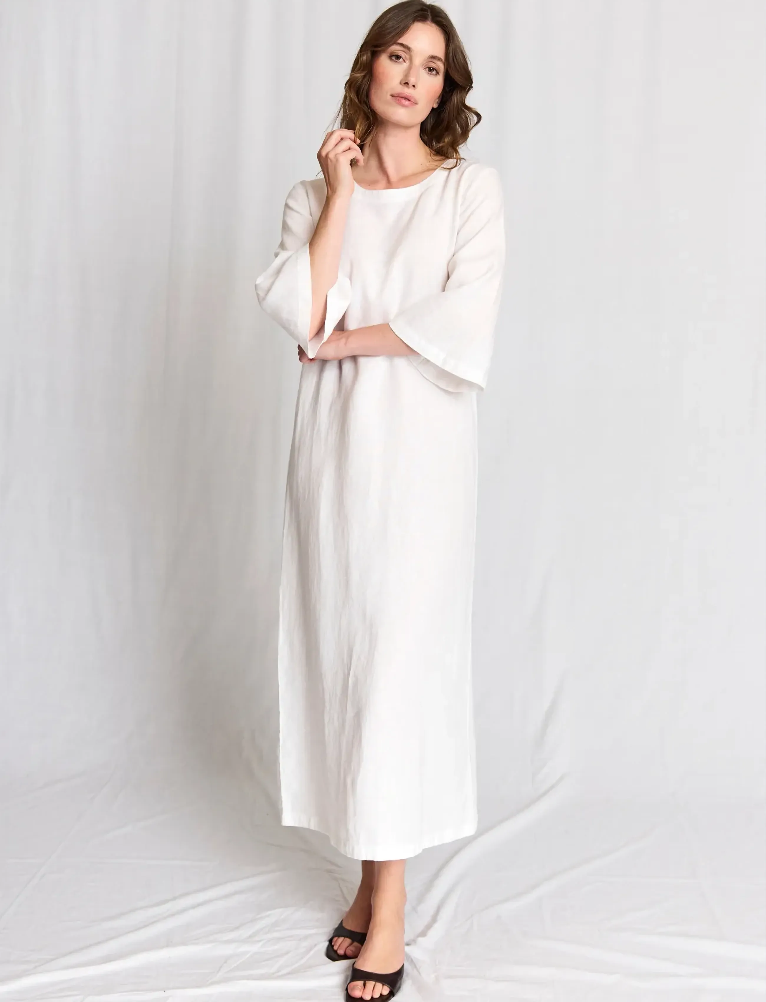 Bruun & Stengade BS Kairah Regular Fit Dress - Bruun & Stengade - WHITE / white