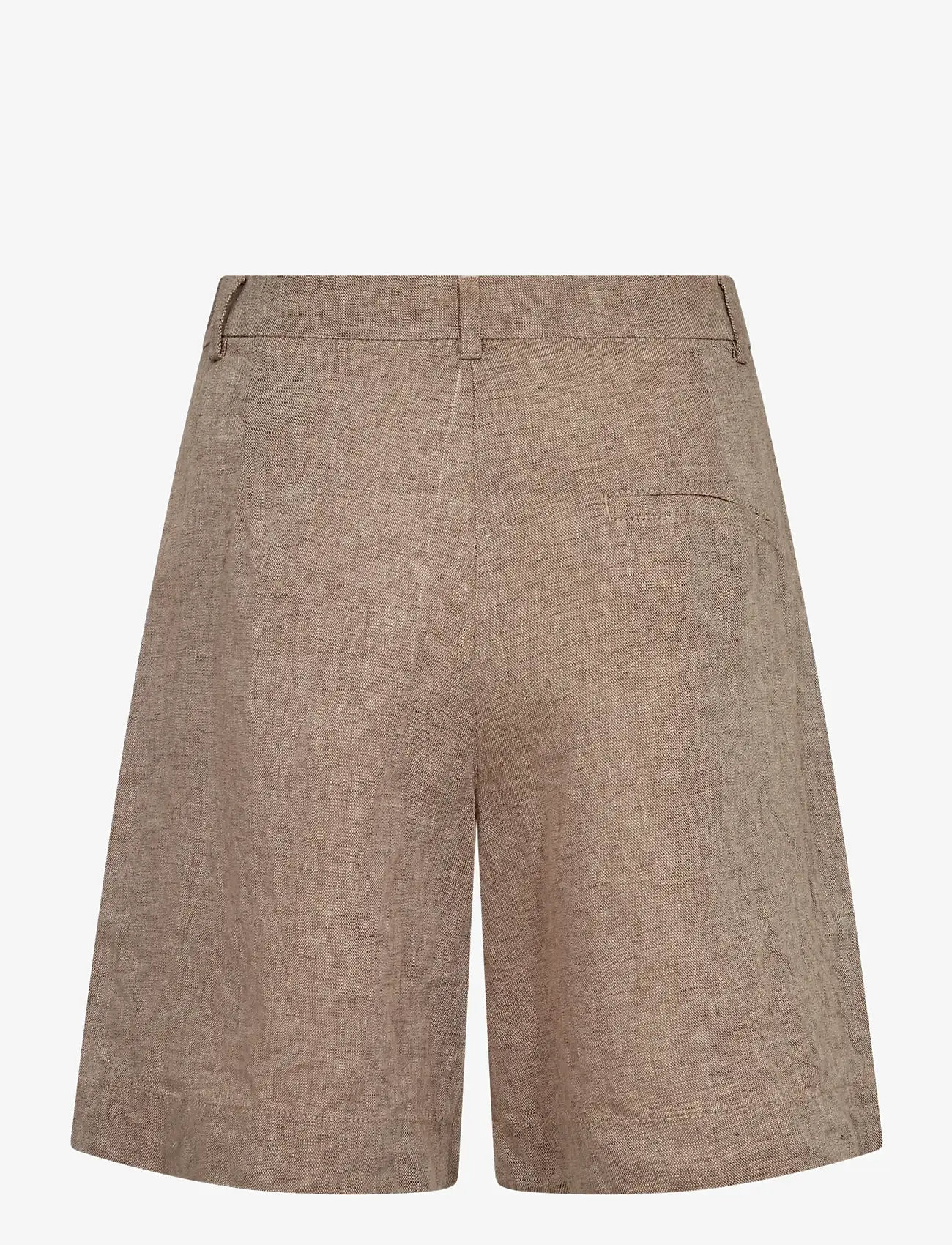 Bruun & Stengade - BS Kricia Regular Fit Pants - linneshorts - brown - 2
