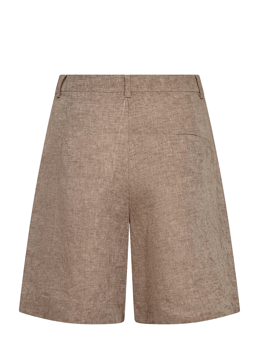Bruun & Stengade - BS Kricia Regular Fit Pants - leinen-shorts - brown - 2
