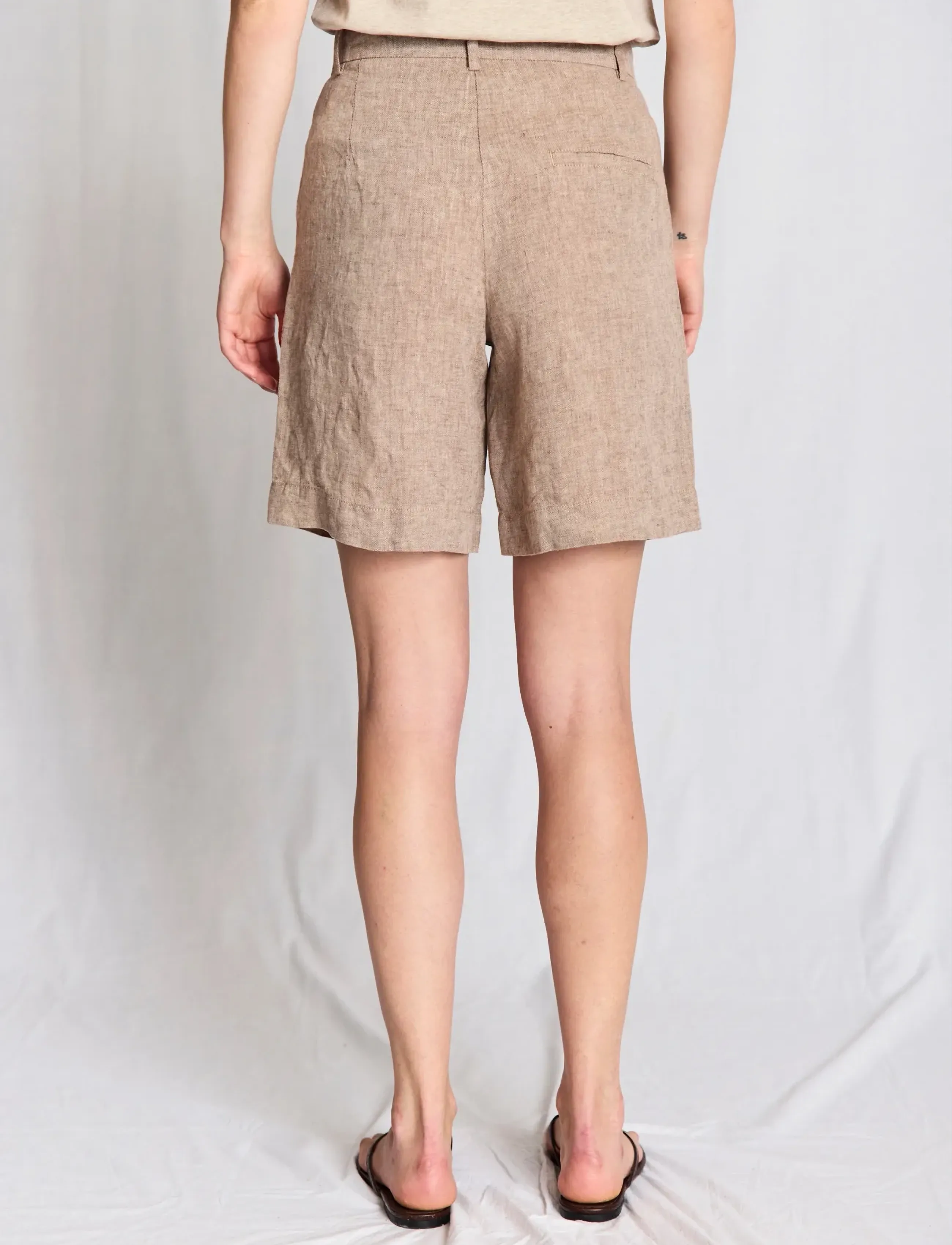 Bruun & Stengade - BS Kricia Regular Fit Pants - bermudashorts - brown - 4