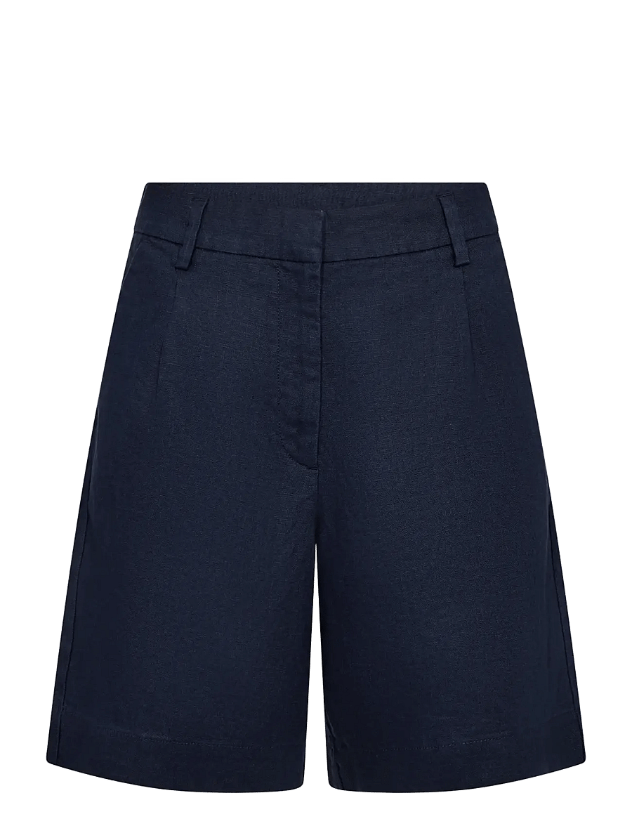 Bruun & Stengade - BS Kricia Regular Fit Pants - shorts en lin - navy - 1
