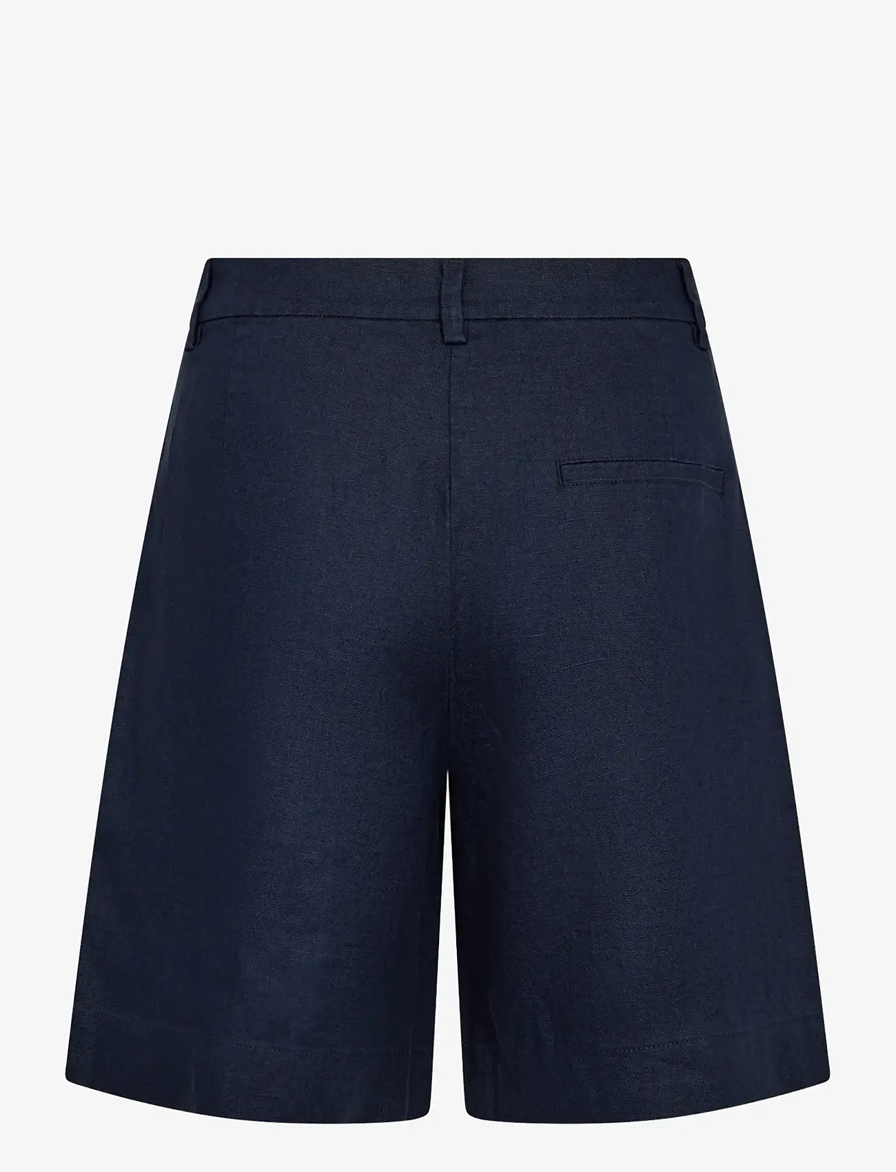 Bruun & Stengade - BS Kricia Regular Fit Pants - hørshorts - navy - 2
