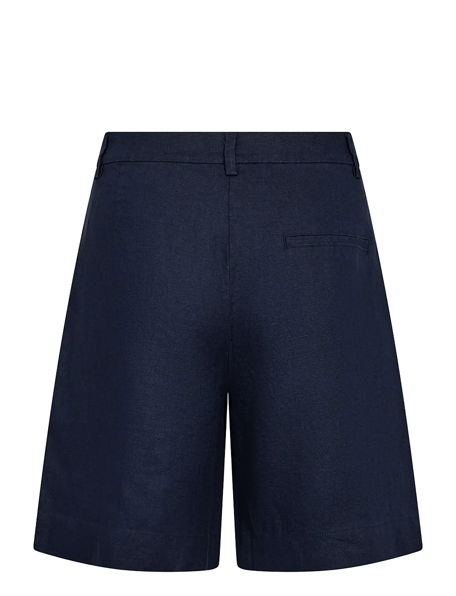 Bruun & Stengade - BS Kricia Regular Fit Pants - shorts en lin - navy - 2