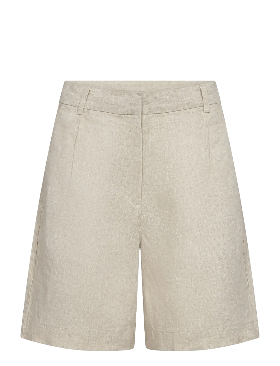 Bruun & Stengade - BS Kricia Regular Fit Pants - hørshorts - sand - 1