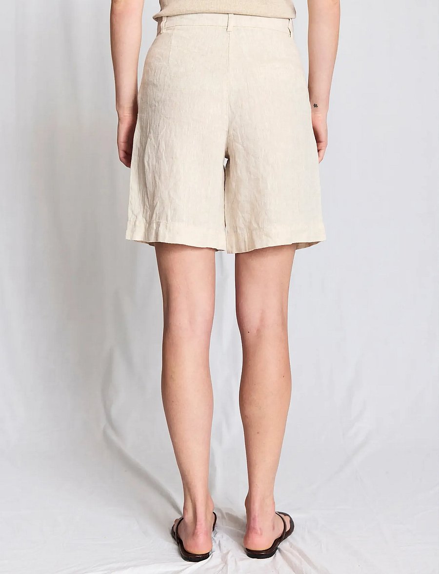 Bruun & Stengade - BS Kricia Regular Fit Pants - hørshorts - sand - 3